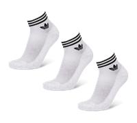 Adidas Ankle 3 Pack Unisex - Calze Bianco - Taglia 37-39 - Algodón