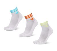 ADIDAS ORIGINALS Calzino '3-Stripes Ankle 3 Pairs' azzurro / giallo chiaro / arancione scuro / bianco Donna - Abbigliamento - Intimo - Calzini e calze ADIDAS ORIGINALS 40-42