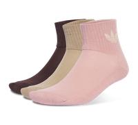 Adidas Ankle 3 Pack unisex Calze - Rosa - Algodón - Foot Locker Pink 34-36