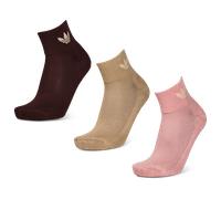 Adidas Ankle 3 Pack Unisex - Calze Rosa - Taglia 43-45 - Algodón Pink 43-45