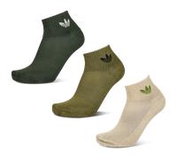 Adidas Ankle 3 Pack Unisex - Calze Verde - Taglia 40-42 - Algodón