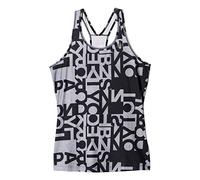 adidas AOP Tank 1 Maglia per Donna, Nero (Nero), M