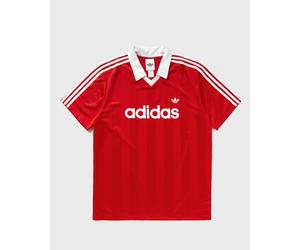Adidas ARCHIVE COLLAR ENGINEERED JERSEY men Jerseys red in taglia:M