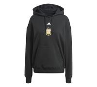 adidas Argentina Felpa con Cappuccio Nero Donna AFA, Nero , L