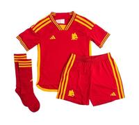 adidas AS Roma Mini Kit Rosso Ragazzo/Ragazza 2023/24, rosso, 03/04A