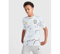 adidas Aston Villa FC Maglia Pre Partita Junior, Bianco 9-10Y