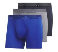 adidas Athletic Fit Microfiber Trunk Underwear (3-Pack) Bermuda Uomo (Pacco da 3)