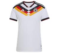 Adidas Germany 26/27 Authentic Home Woman Short Sleeve T-shirt Bianco XS Donna