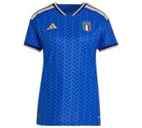 Adidas Italy 26/27 Authentic Home Woman Short Sleeve T-shirt Blu L Donna