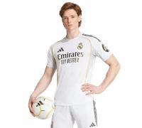 Adidas Real Madrid 25/26 Authentic Home Short Sleeve T-shirt Bianco XL Uomo