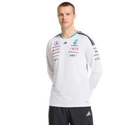 MAGLIA AUTENTICA A MANICHE LUNGHE MERCEDES-AMG PETRONAS FORMULA 1 TEAM DRIVER White XS