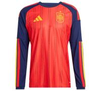 Adidas Spain 26/27 Authentic Home Long Sleeve T-shirt Rosso XL Uomo