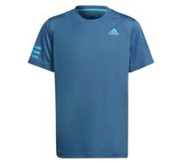 adidas B Club 3str Tee T-Shirt (Short Sleeve), Blu Antico, Skyrus, 128 Bambini e Ragazzi