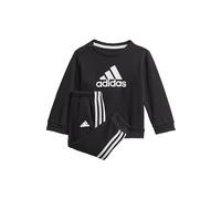 adidas Badge of Sport French Terry Youth/Baby Jogger Tuta da Ginnastica, Black/White, 3-6 Mesi Unisex - Bimbi 0-24