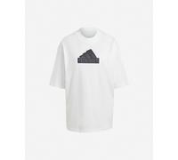 Adidas Badge Of Sport Logo W - T-shirt - Donna - Bianco M