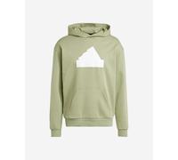 Adidas Felpa da Uomo con Cappuccio Future Icons Badge Of Sport Verde Taglia M...