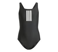 adidas Bambina 3-STRIPES SWIMSUIT KIDS, Black / White, 5-6 Years