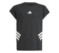 adidas Bambina all Sports NXT T-Shirt, Black/White, 14-15 Years