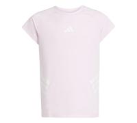 adidas Bambina all Sports NXT T-Shirt, Clear Pink/White, 13-14 Years