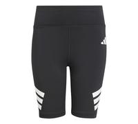 adidas Bambina all Sports Optime NXT Biker Leggings, Black/White, 11-12 Years