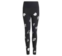 adidas Bambina Brand Love Leggings Kids, black/mgh solid grey/white, 7-8 Years