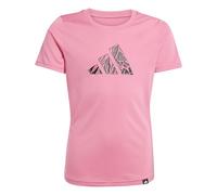 adidas Bambina Climacool Animal Training Slim Graphic T-Shirt Junior Girls, Pink Fusion, 9-10 Years