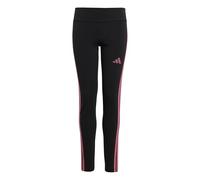 adidas Bambina Essentials Leggings, Black/Pink Fusion, 9-10 Years