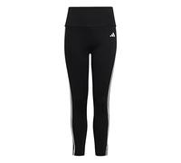 Leggings Essentials AEROREADY 3-Stripes High-Waisted Black / White 9-10A
