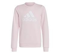 Adidas Bambina Essentials Big Logo Cotton Sweatshirt, Clear Pink/White, 13-14 Years