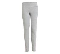 adidas Bambina Essentials Leggings, Medium Grey Heather/Clear Pink, 9-10 Years