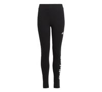 Leggings Essentials Linear Logo Cotton Black / White 9-10A