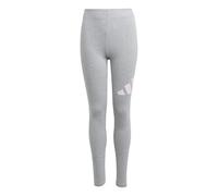 adidas Bambina Essentials Linear Logo Leggings, Medium Grey Heather/Clear Pink, 11-12 Years