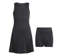 adidas Bambina GIRLS CLUB TENNIS DRESS, Black, 7-8 Years