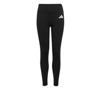 adidas Bambina GOTO PZ Optime 7/8 Leggings, Black/White, 13-14 Years