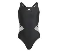 adidas Bambina Logo C-Back Swimsuit Kids, Black/White, 9-10 Years