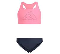 adidas Bambina Performance Big Bars Bikini Kids, Lucid Pink/Legend Ink, 13-14 Years