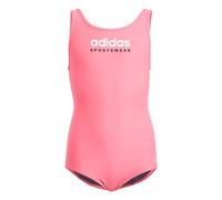 adidas Bambina Sportswear U-Back Swimsuit Kids, Lucid Pink, 11-12 Years