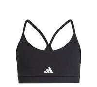 adidas Bambina Train Essentials Soft Touch Bra, Black/White, 13-14 Years