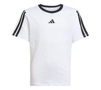 adidas Bambine e Ragazze Essentials Shirt, White/Black/Black, 7-8 Years