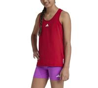 Adidas Techfit Sleeveless T-shirt Rosso 5-6 Years Ragazza