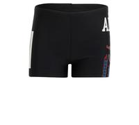 adidas Bambini e Ragazzi Marvel Spider-Man Swim Boxers Swimwear, Black, 3-4 Years