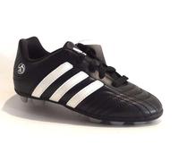 Adidas Bambini Goletto TRX Hg Calcio Scarpe Tacchetti, Nero/Bianco, Taglie 1,