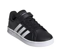 Adidas Bambini Scarpe Sportive Grand Tribunale Nero Taglie UK10K & UK11.5K