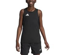 adidas J TEAM SINGLET Canotte e Top L(159-164cm) Nero