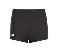 Adidas Bambino Classic 3-Stripes Swim Boxers, Black/White, 15-16 Years