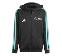 adidas Bambino Mercedes - AMG Petronas Formula One Team Dna Full Zip Hood Youth, Black/White, 7-8 Years