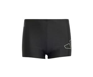 adidas Bambino Performance Big Bars Swim Boxers Kids, Black, 3-4 Anni