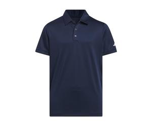 Adidas Bambino Performance Short Sleeve Polo Shirt Kids, Collegiate Navy, 9-10 Years