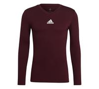 Adidas Base Tee, Maglia Lunga Uomo, Team Maroon, XS