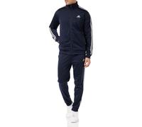 Adidas Basic 3-Stripes Tricot Tracksuit, Tuta Sportiva Uomo, Legend Ink White, L